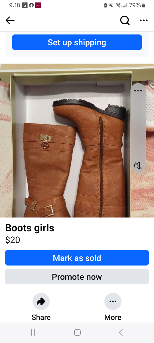 Brown Buckle Boots