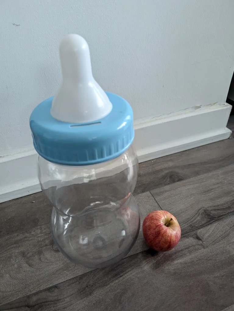 🧡 Baby bottle 🍼 Coin Bank/Container image indicator(2)