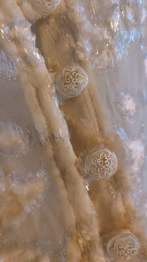 White Floral Sheer Dress image indicator(4)