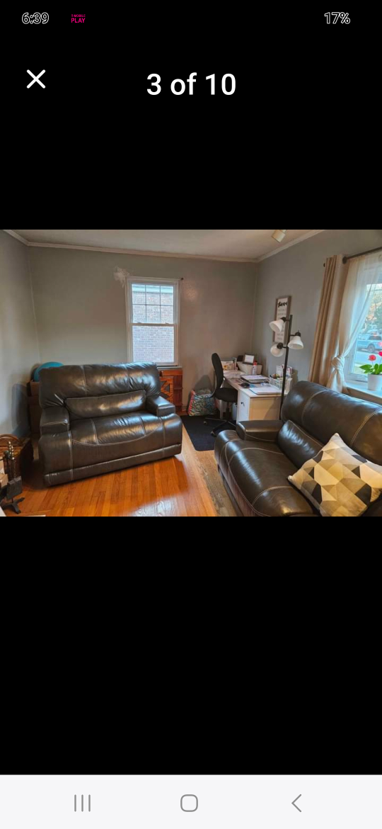 Ashley two Leather Reclining Sofa - photo 2
