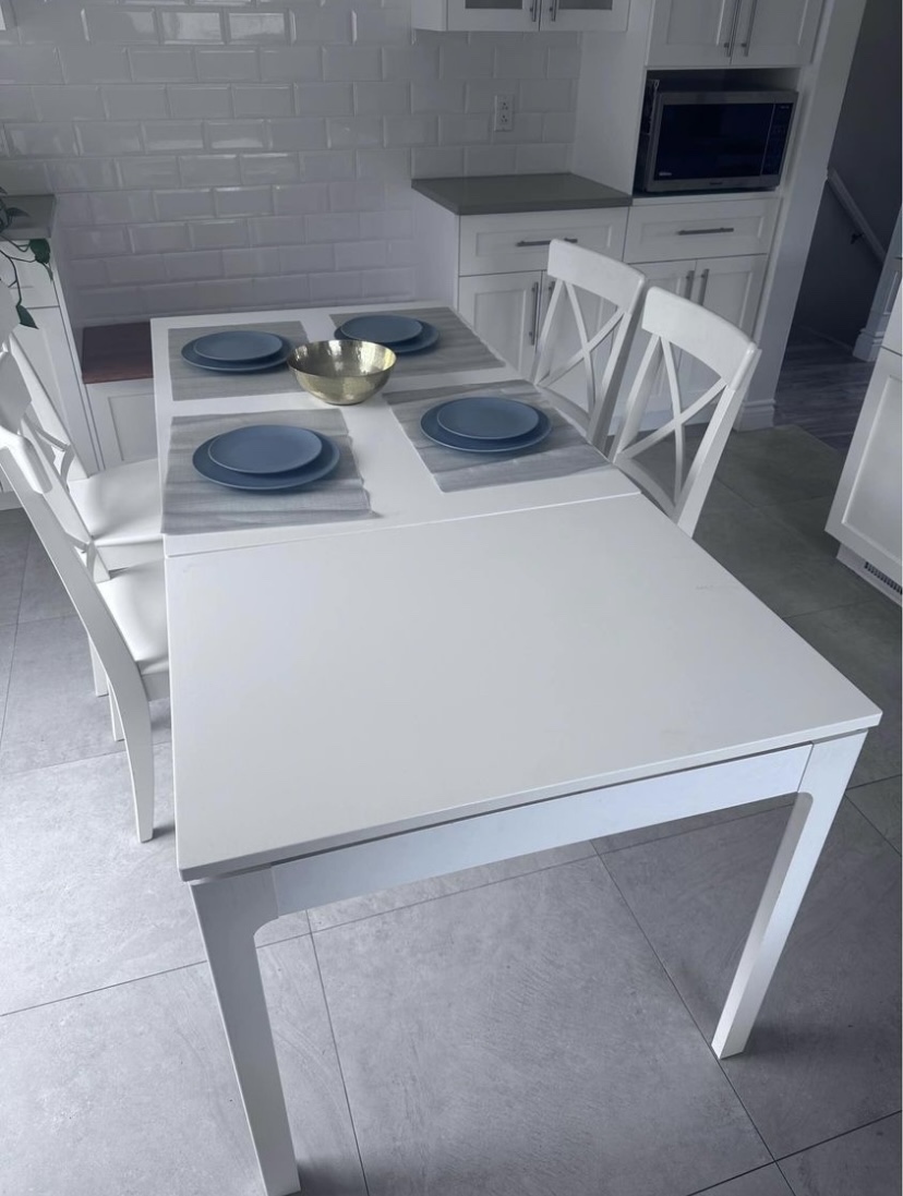 Can deliver—Ikea Ekedalen extendable table with 4 or 6 chairs. - photo 5