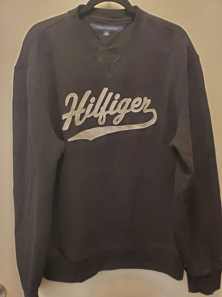 Tommy Hilfiger Black Crew Neck Sweatshirt