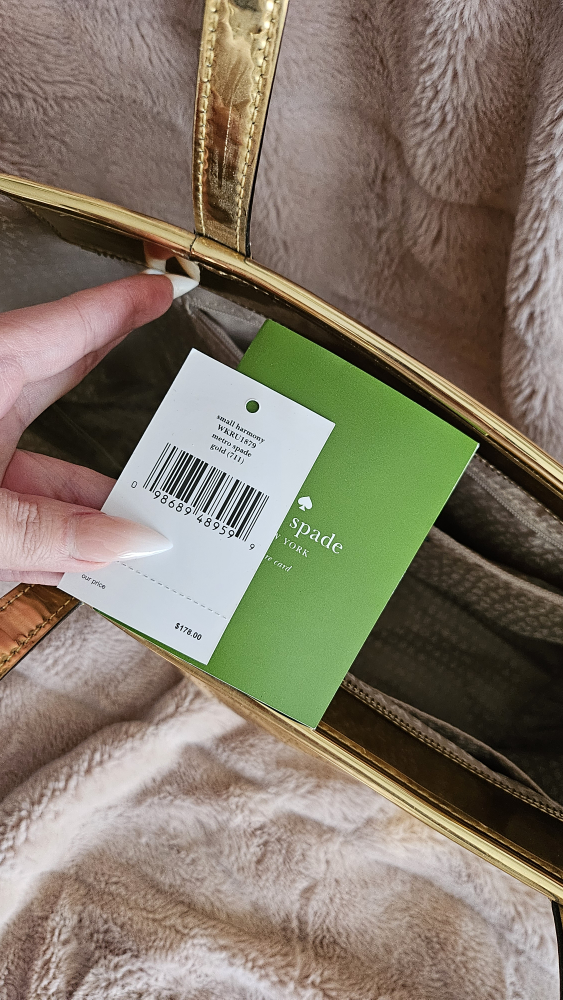 Kate Spade Gold Tote Bag - photo 3