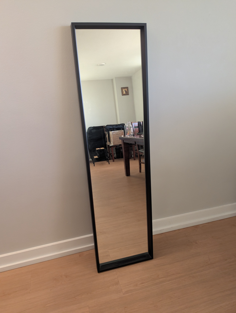 Full Length Mirror with Black Frame - photo 5