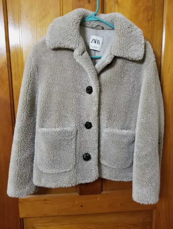 Zara Teddy Bear Jacket image indicator(8)