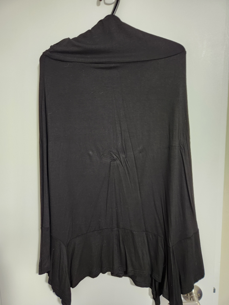 White Button Up Skirt Black flair skirt - photo 2