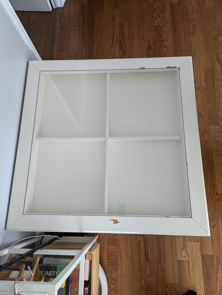 IKEA Liatorp Coffee Table with Glass Top