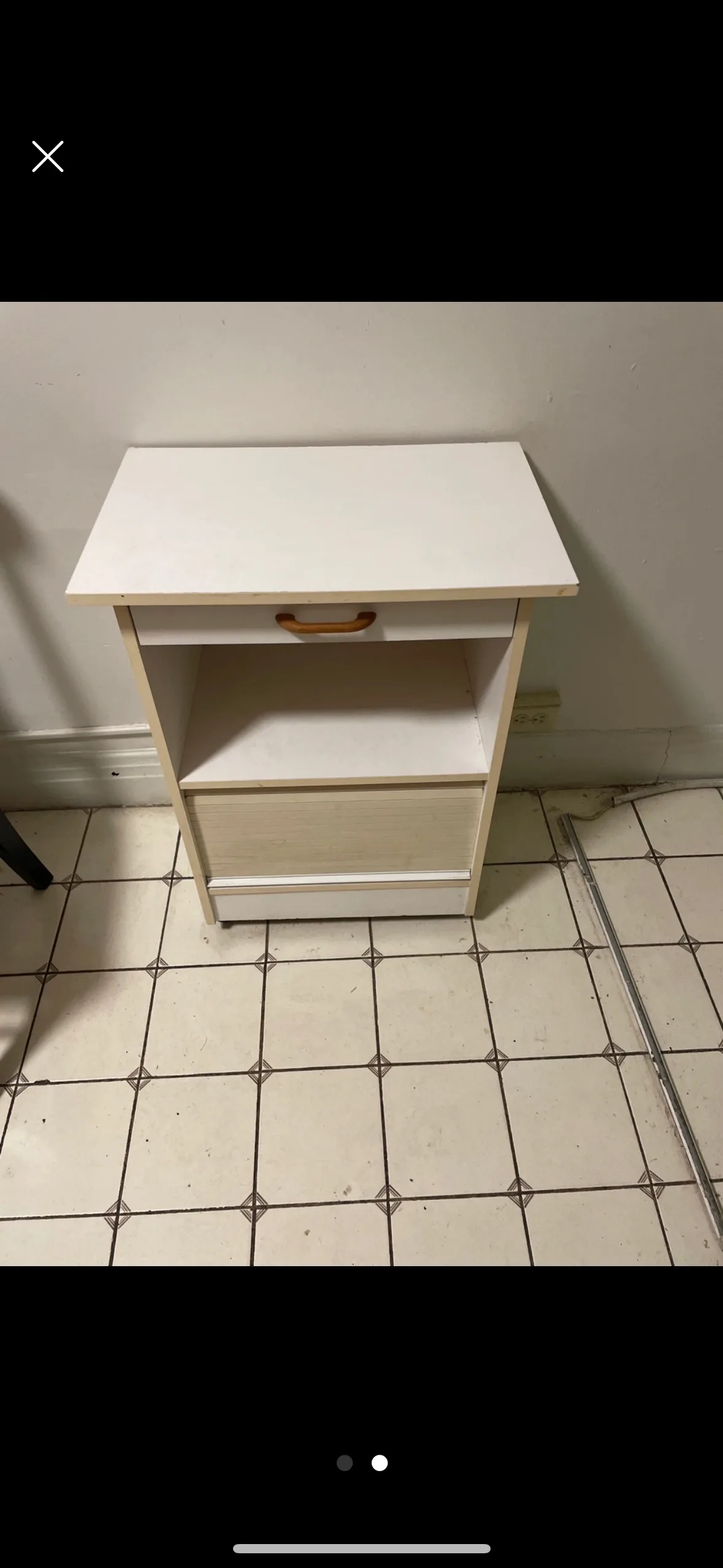 Small White Cabinet with Drawer image indicator(2)