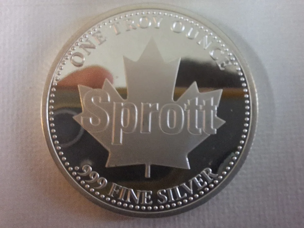 1 oz Sprott Silver .999  Coin image indicator(2)