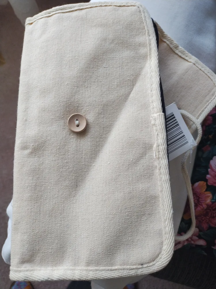 Natural Canvas Makeup Bag image indicator(4)