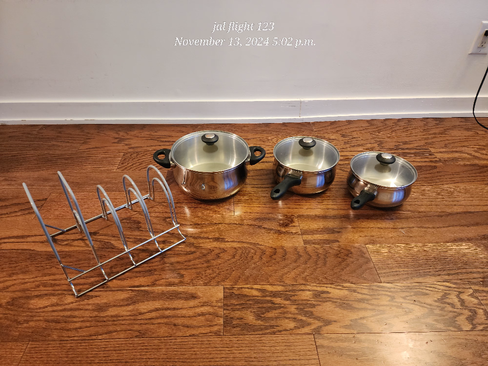 Stainless Steel Pot Set with Rack - photo 2