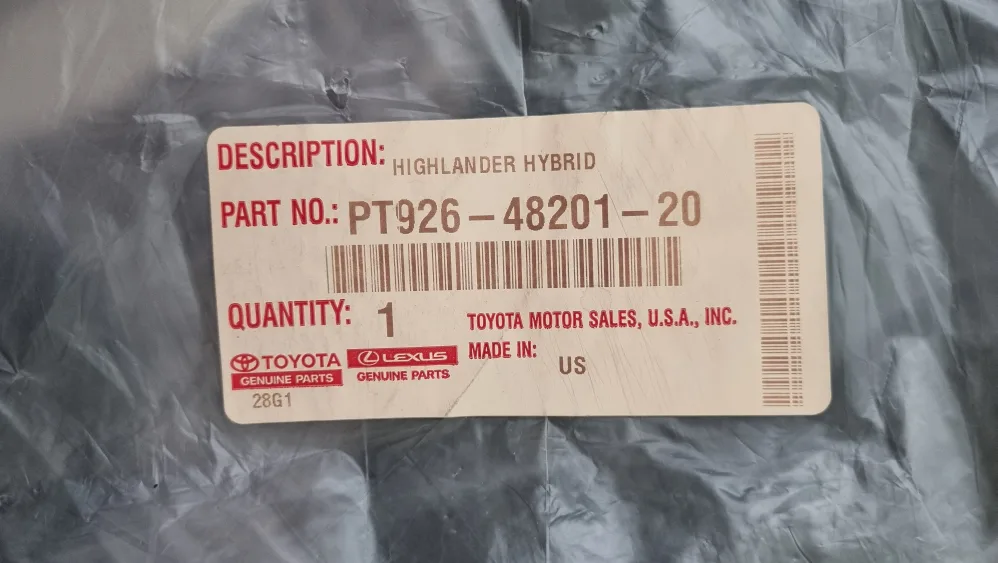 Toyota Highlander Hybrid Floor Mats (Brand New) image indicator(3)