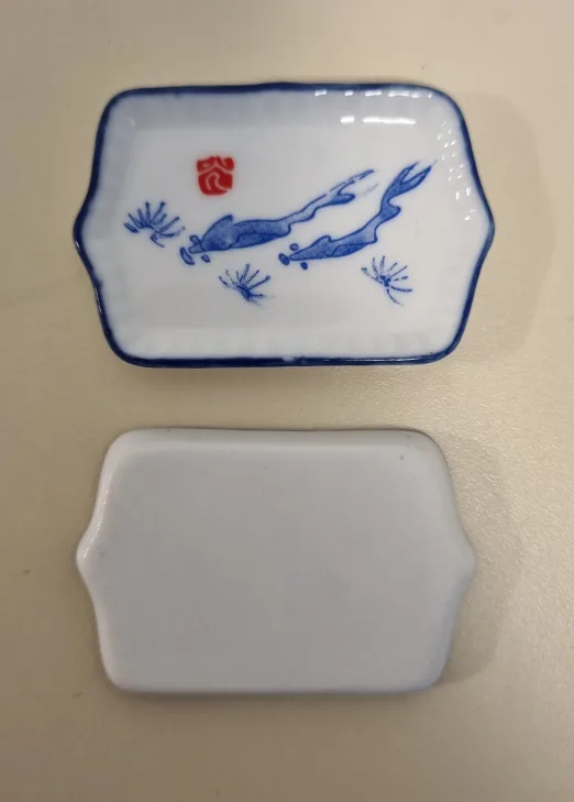 Antique Vintage The Set of Two Small Decorative Plates image indicator(2)