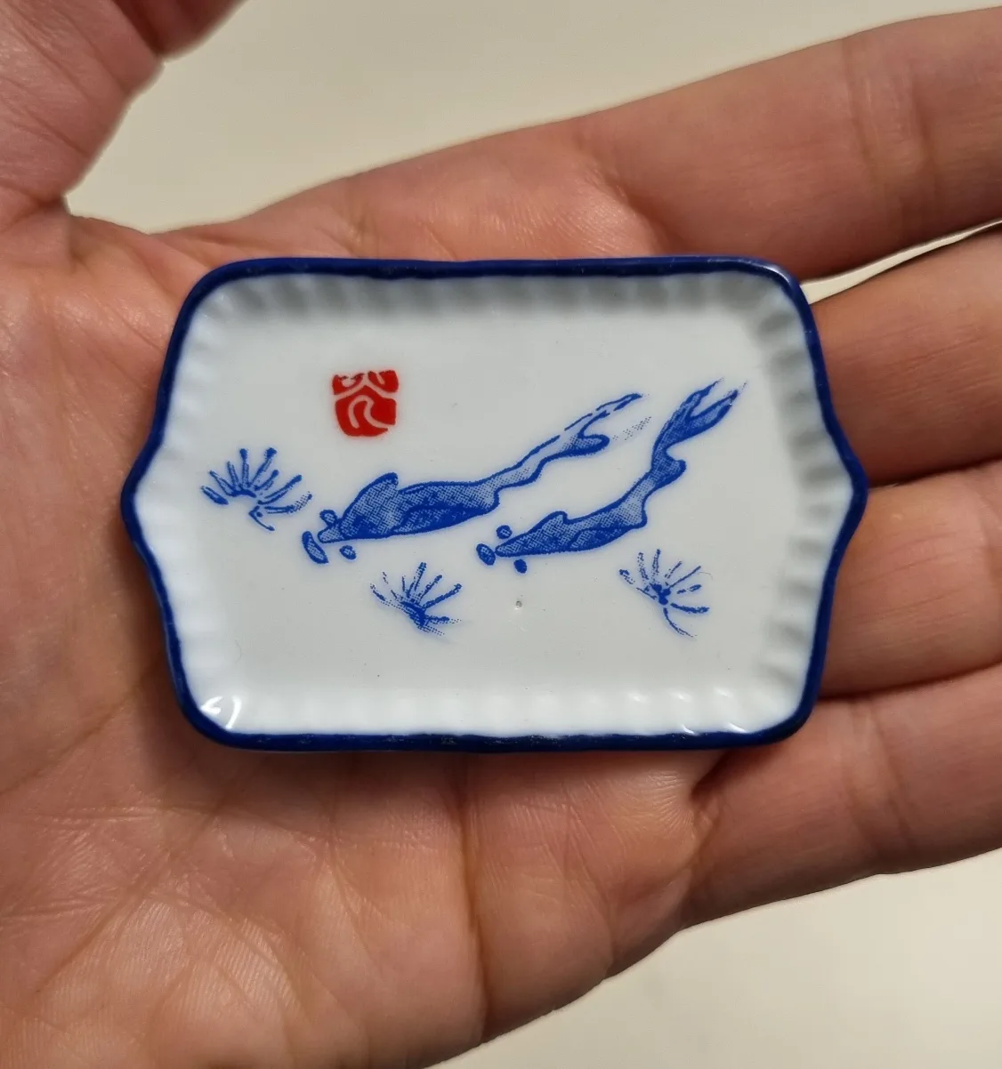 Antique Vintage The Set of Two Small Decorative Plates image indicator(3)