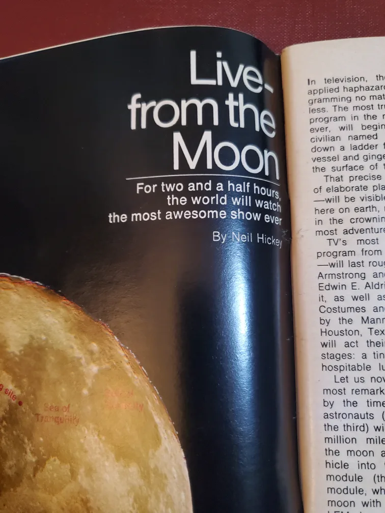 TV Guide "Moon Landing edition" 1969 Collectable image indicator(3)