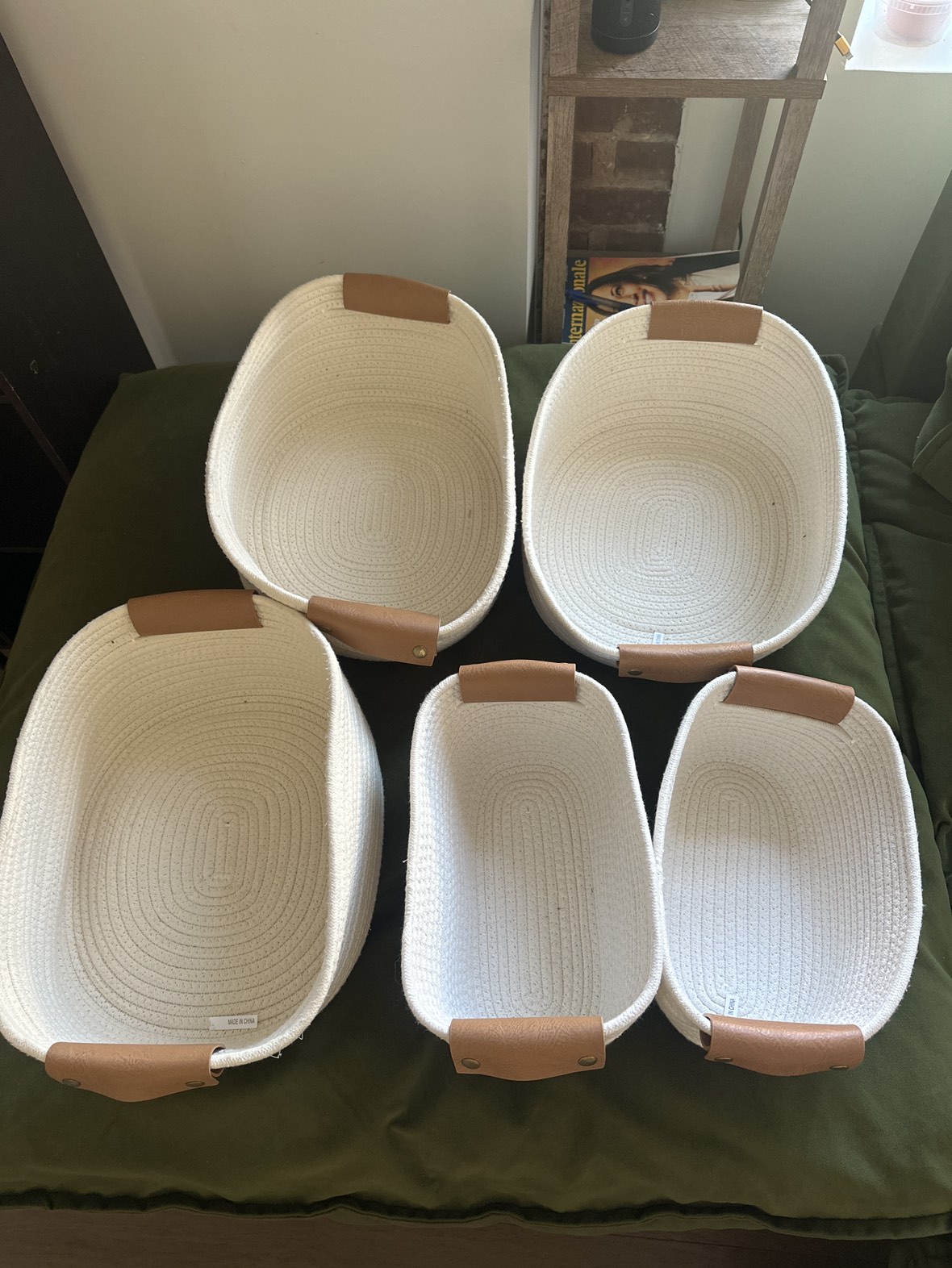 Set of storage baskets