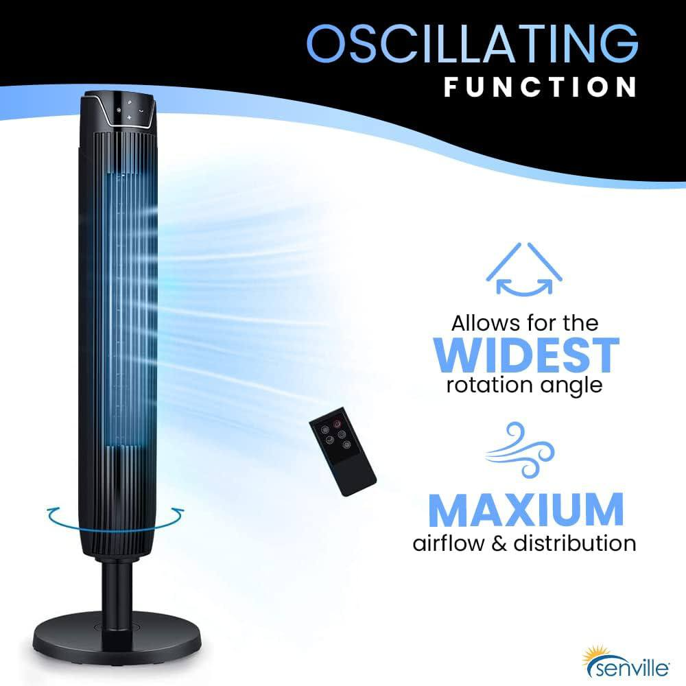 42" Oscillating Tower Fan