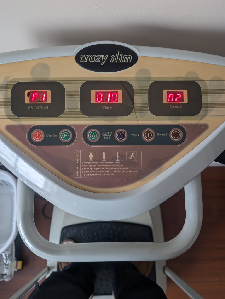 Crazy Slim Vibration Plate Exercise Machine - photo 3