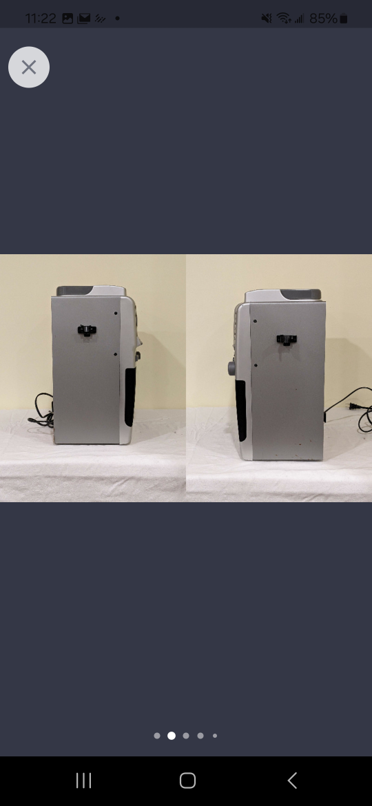 Karaoke machine w/travel case and mic; used, good condition - photo 2