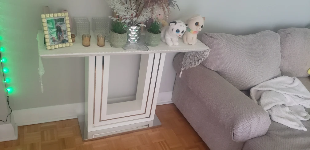 White Console Table