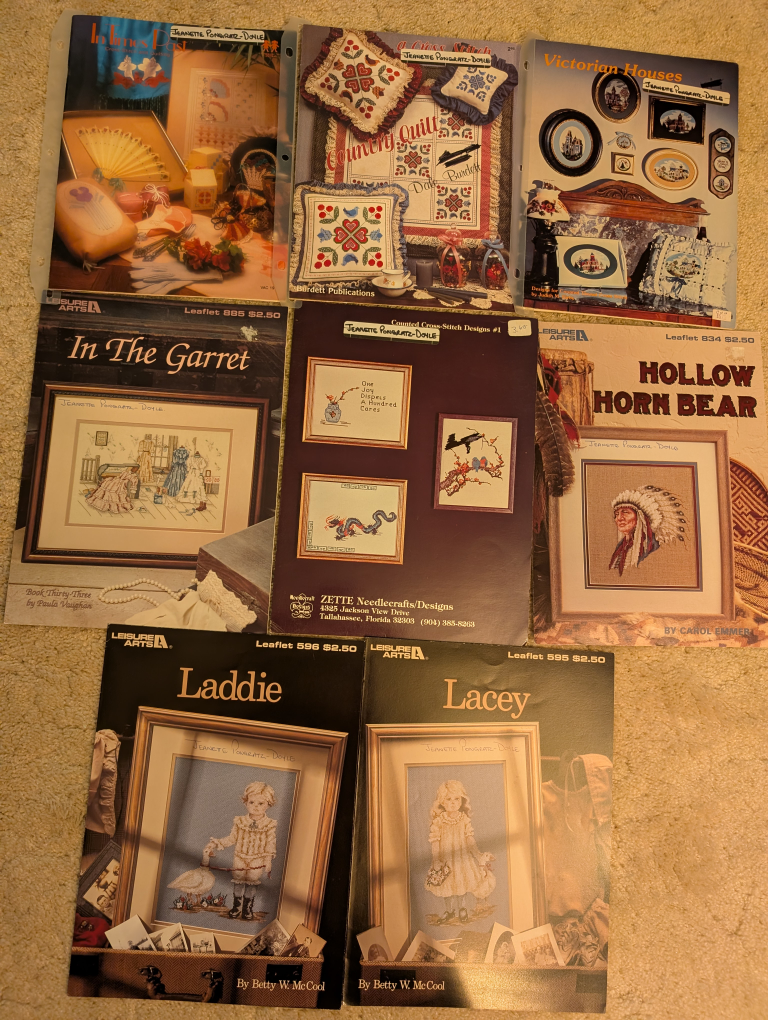 Set 20 -  Eight Cross Stitch Pattern Books