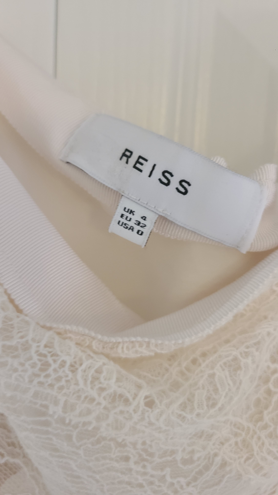 Reiss Cream Lace Skirt - photo 2
