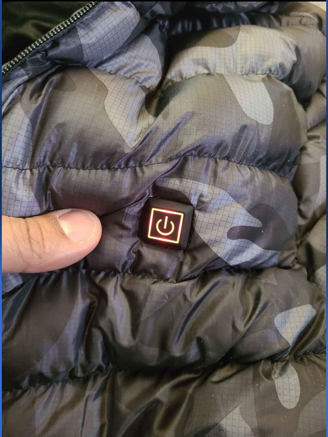 Mens Heated Jacket, Camo, Electric, USB - photo 3