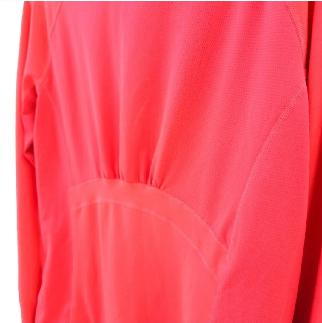 Adidas Neon Peach Half Zip Running Jacket image indicator(3)