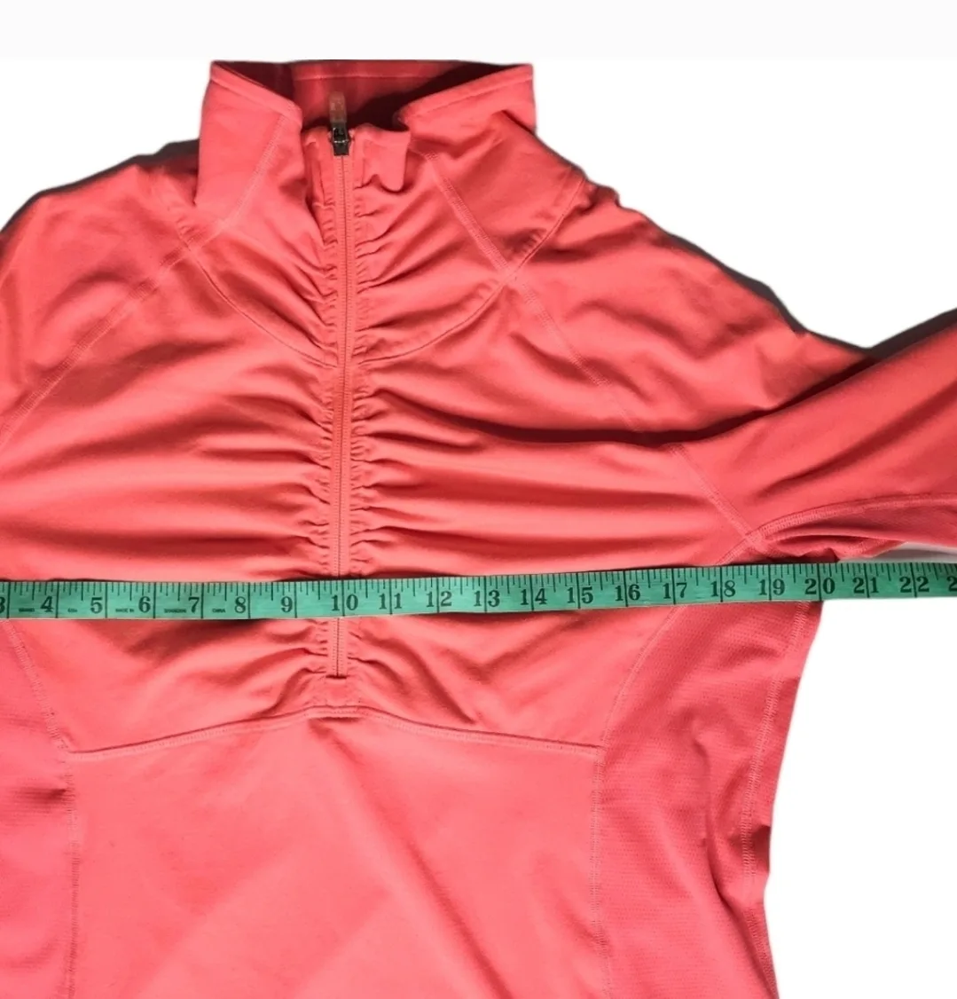 Adidas Neon Peach Half Zip Running Jacket image indicator(9)