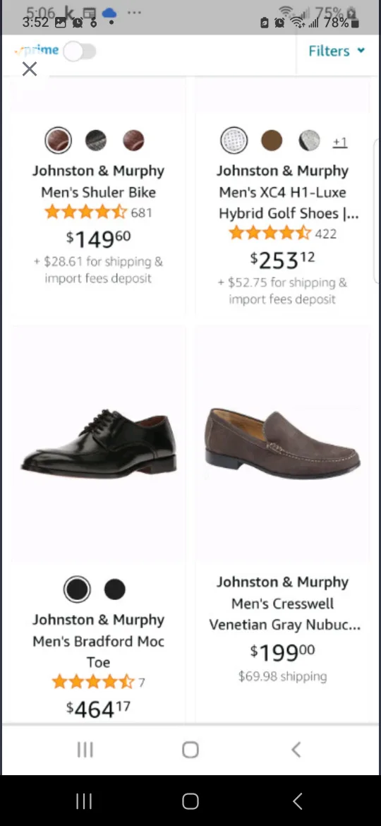 Johnston & Murphy Men's Leather Dress Shoes Size10.5M image indicator(2)