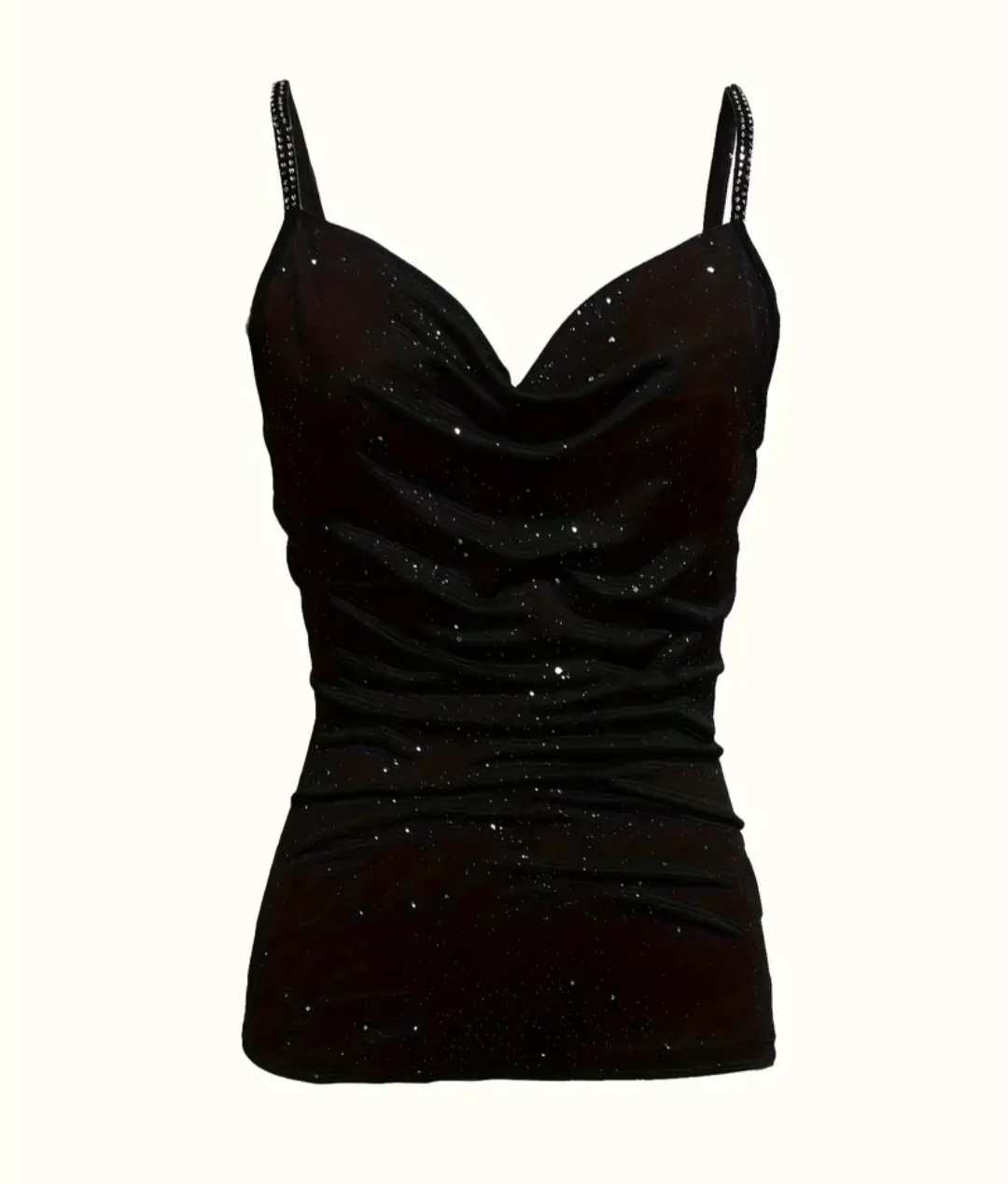 Brand New Black Top with Rhinestones - photo 2