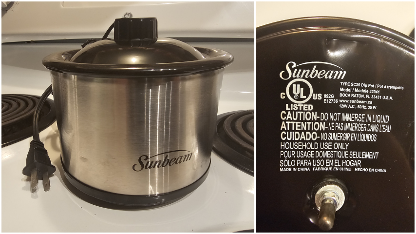 Sunbeam Dip Pot/Warmer