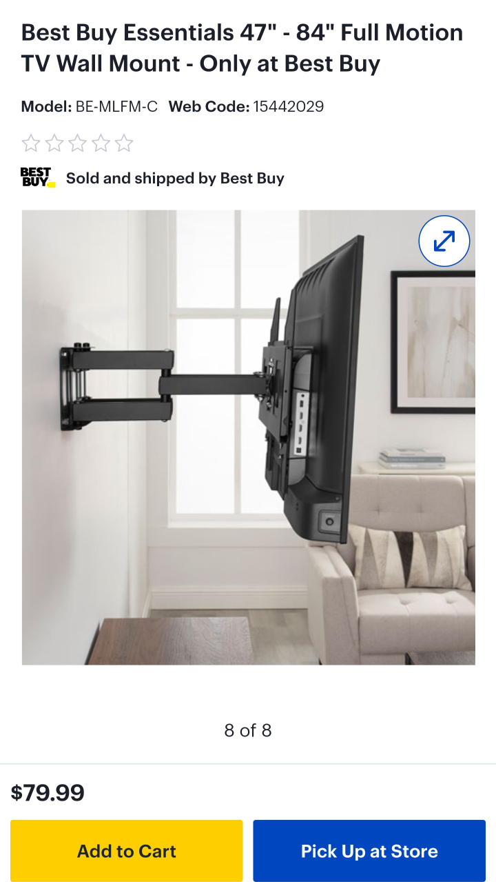 TV Wall Mount 47-84 inch TVs