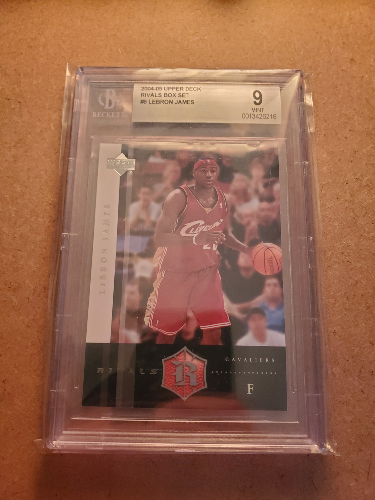 LeBron James (2nd year card!) 🔥UD #6 Rivals 2004-2005