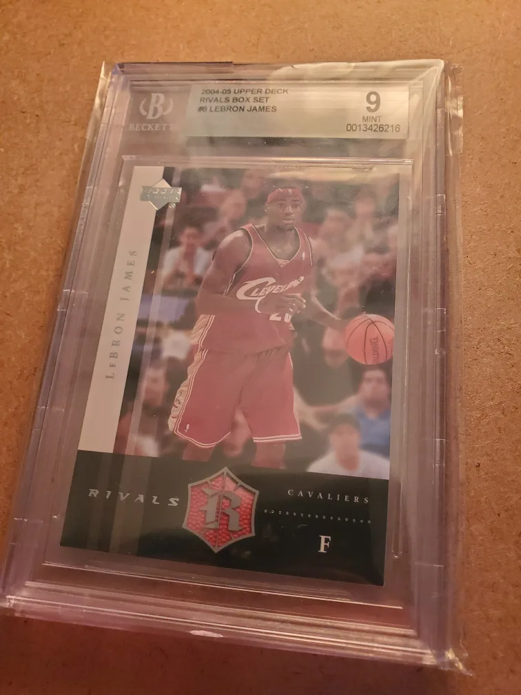 LeBron James (2nd year card!) 🔥UD #6 Rivals 2004-2005 image indicator(2)