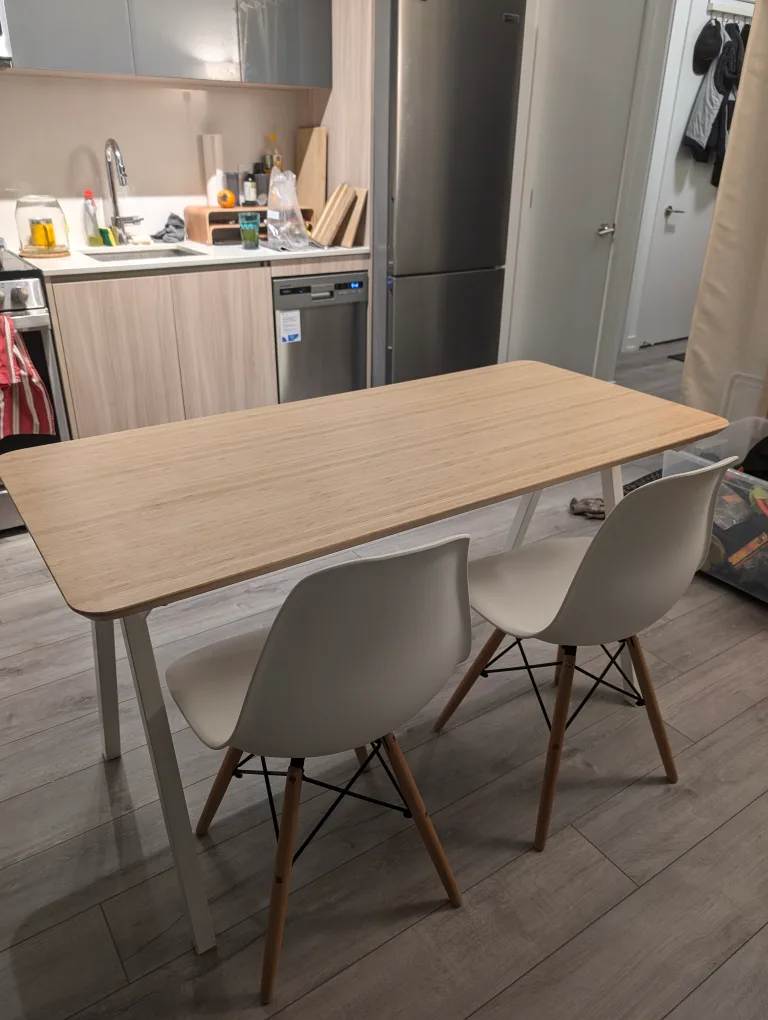 Dining Table with Two Chairs thumbnail