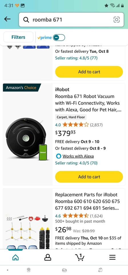 iRobot Roomba 671 Robot Vacuum - photo 4