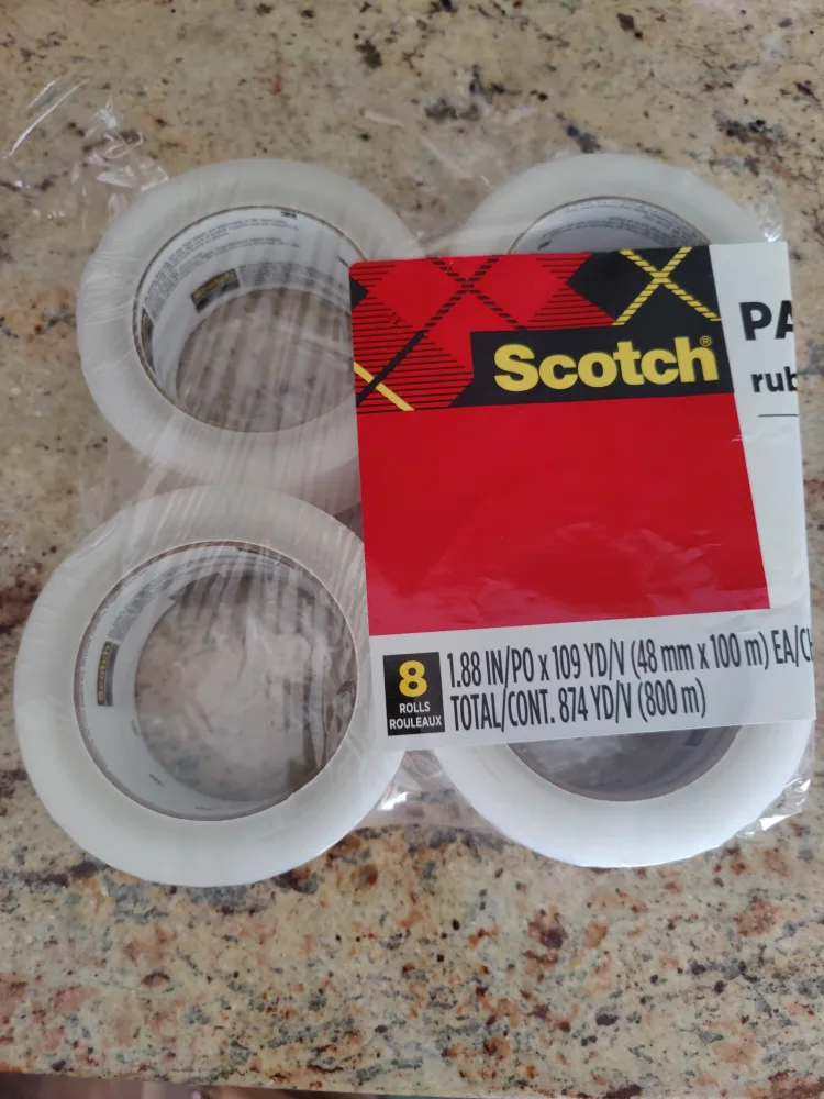 Scotch Packaging Tape - 4 Unused Rolls image indicator(2)