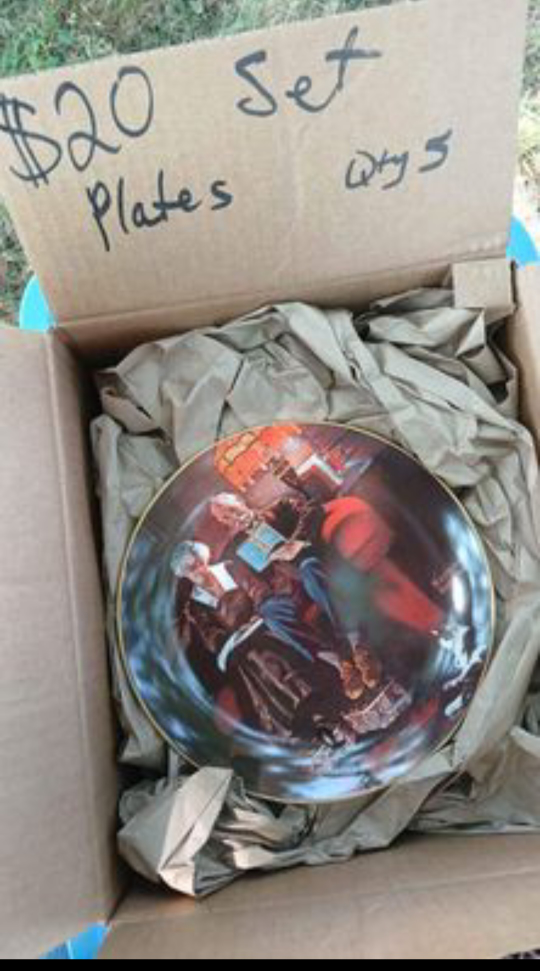 Set of 5 Plates