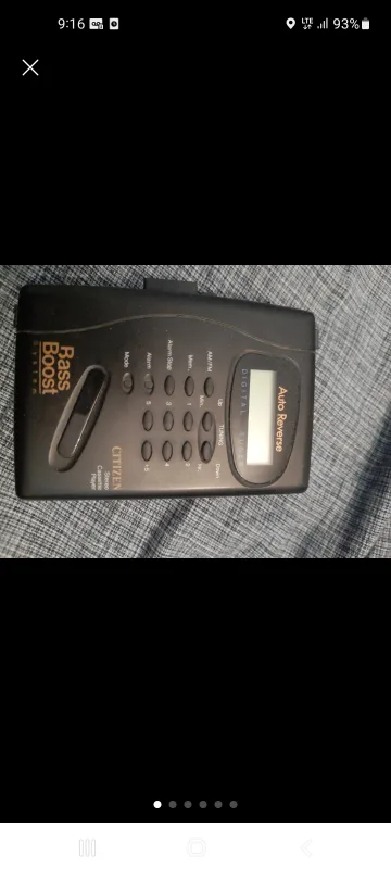 Citizen AM/FM Cassette Player *READ* 🧡🥕 thumbnail