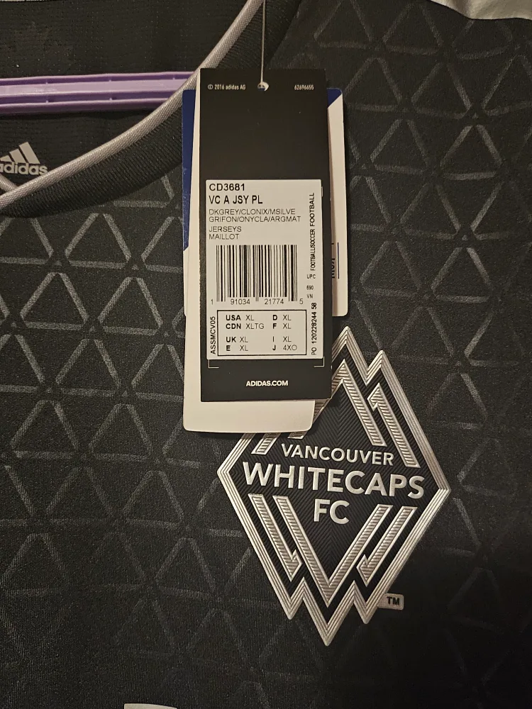 Vancouver Whitecaps Canada Adidas soccer jersey image indicator(3)