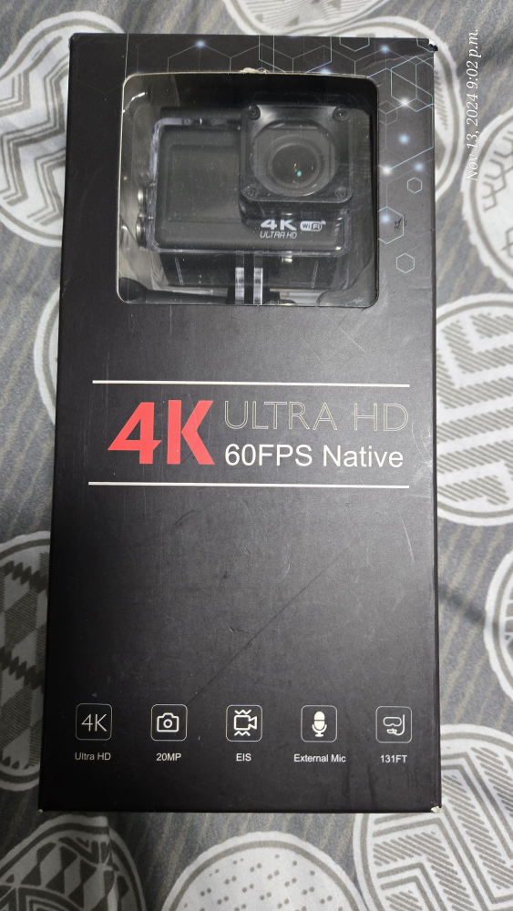 4K Ultra HD Action Camera 60FPS Native