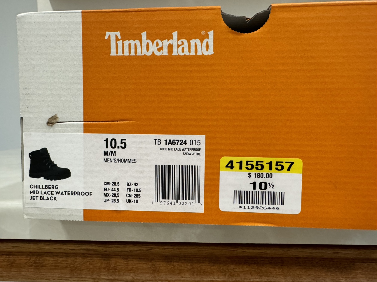 Brand New Men 10.5US Browns Timberland Chillberg Insulated Boot - photo 4