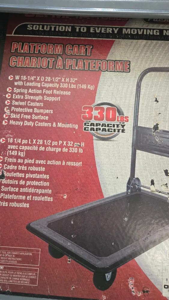 Foldable Platform Cart/Dolly #ThriftyPicks image indicator(2)