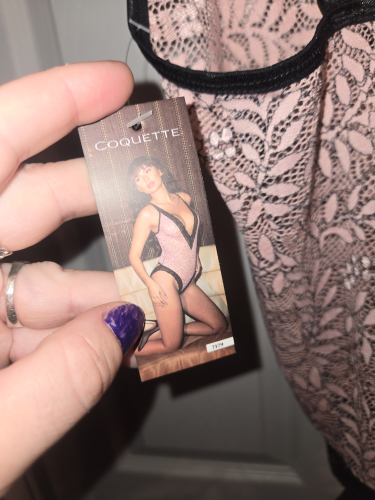 Coquette Teddy with Cage Panty Detail - photo 5