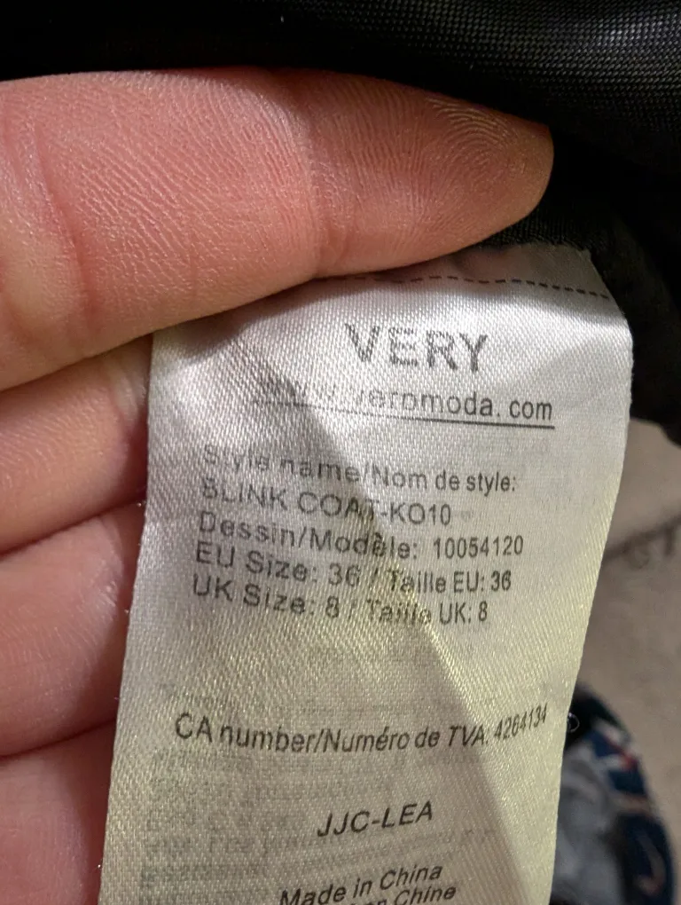 wool Coat Size 8 image indicator(2)