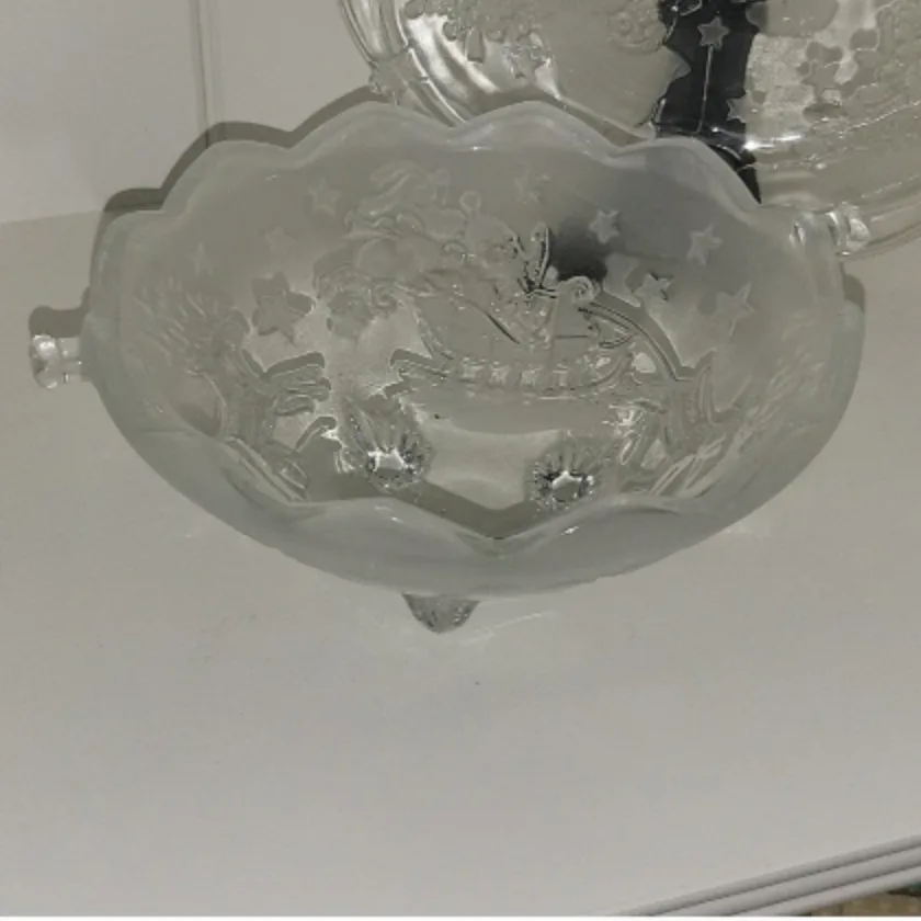 Mikasa Vintage Holiday Glass Serving pieces image indicator(7)