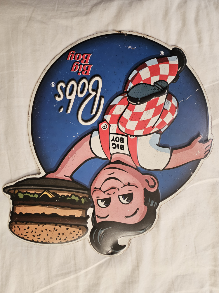 Bob's Big Boy Vintage Metal Sign 🥕