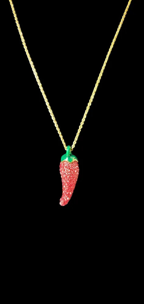 Kate Spade Red Chili Pepper Necklace image indicator(2)