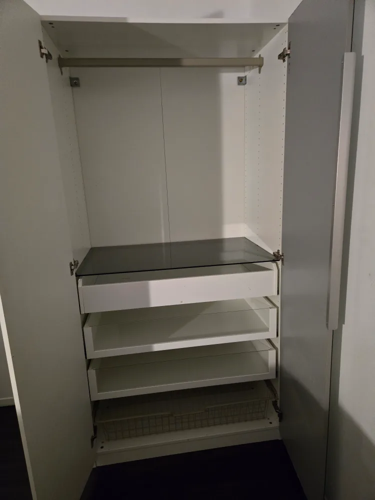 IKEA Pax Wardrobe with Mirror Door image indicator(4)